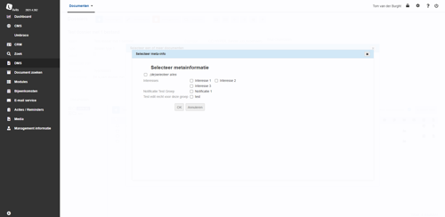 Livits - Selecteer meta-info